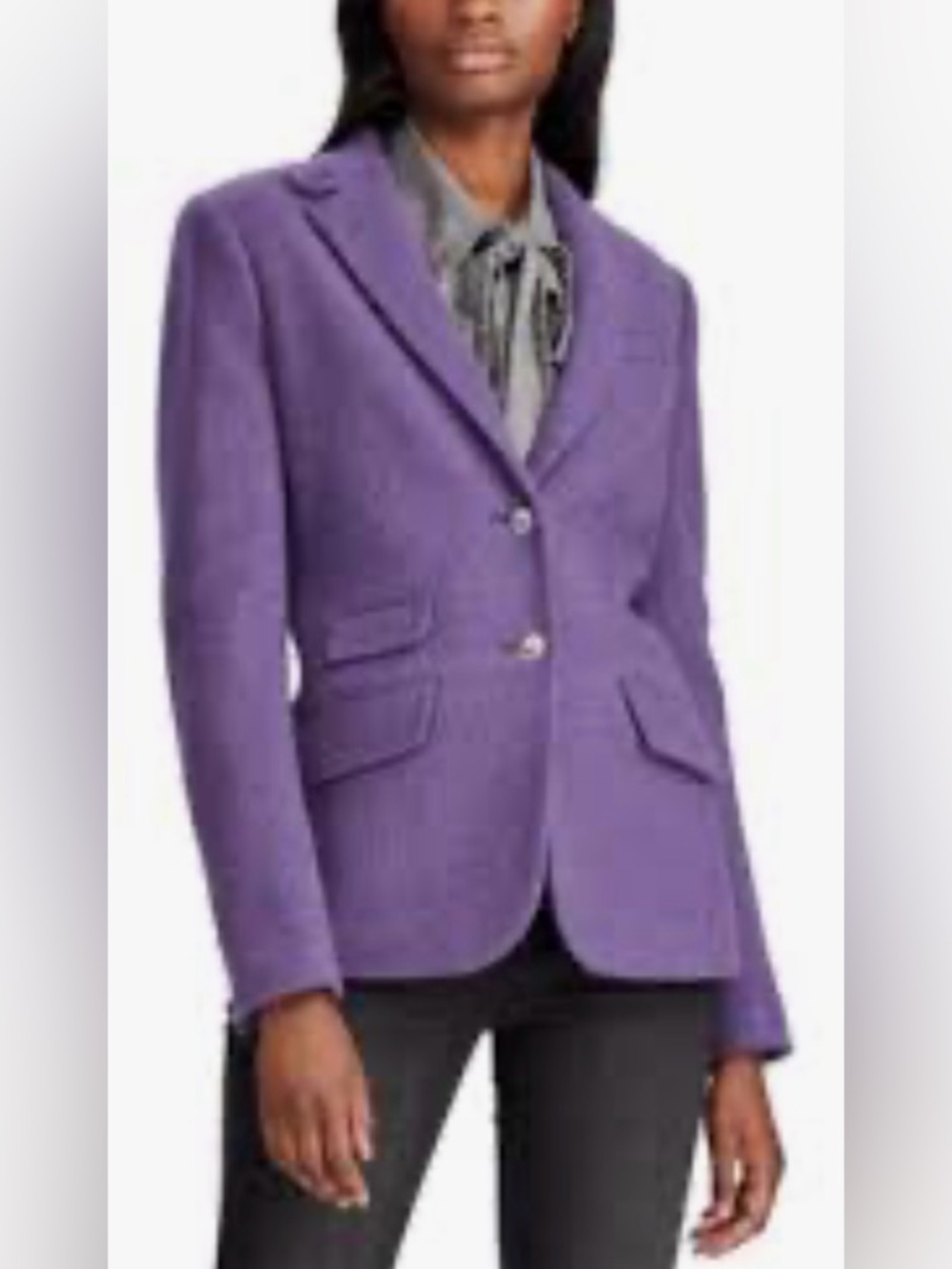 Lauren Ralph Lauren Wool Blazer Made In Italy RARE US 6